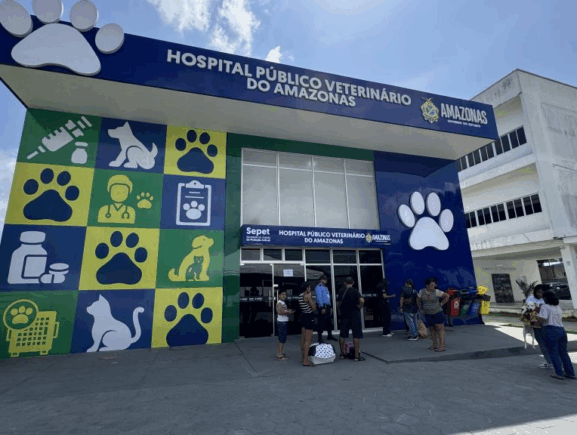 Hospital Público Veterinário do Amazonas registra mais de 23 mil procedimentos em um mês