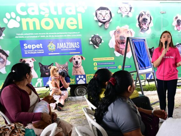 Sepet realiza agendamento para castração de cães e gatos no Nova Cidade, em Manaus